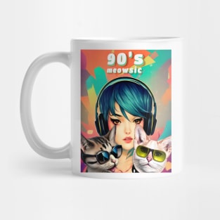 90's meowsic Mug